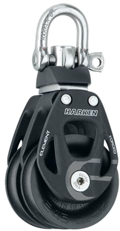 Harken Block Element Doppel/Wirbel Réa de 45 mm Pour Cordage jusqu'à 12 mm