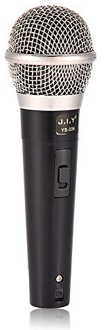 Microphone à Condensateur d'Enregistrement Tenu dans la Main Professionnel Fil, Idéal pour la Représentation/Conférence de Karaoke/Musique Vocale, Microphone Dynamique Professionnel