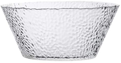Cabilock Saladier en Verre Grande Capacité - Bol Rond pour Glace, Service, Mélange De Nourriture