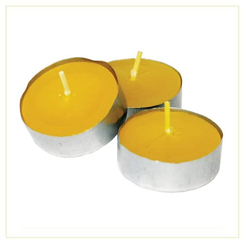 Virsus 50 Tea Light antizanzare alla citronella candeline Ceri profumate antigoccia per interno e esterno lumini da Giardino Feste ed Eventi