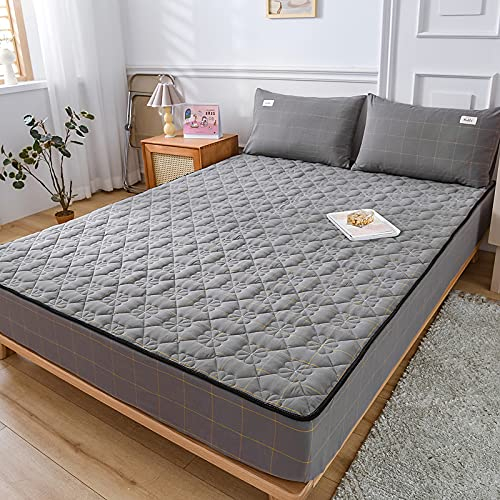 Generisch Matratzen-Bettschoner mit Spannrand | Auch für Boxspringbetten und Wasserbetten geeignet | Mikrofaser | 100% Polyester | Matratzenauflage, 200x220+25cm