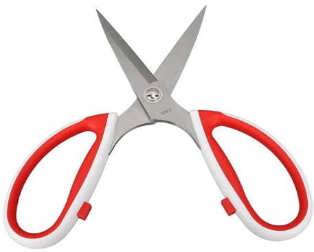 Ciseaux, Poignées Confortables, Ciseaux Ménagers Portables en Acier Inoxydable pour Salle d'artisanat (4093-9 pouces)