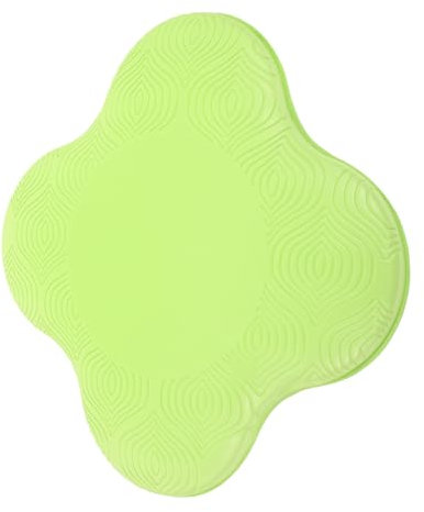 GOOHOCHY Yoga Knieschutz Pad Mit Pu-material Rutschfestes Stoßdämpfendes Yogakissen Für Kniepolsterung Elastisch Und Formbeständig Geeignet Für Yoga Pilates Und Bodenübungen Grün