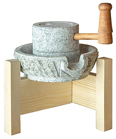 Moulin à café vintage à la main pour grains et épices en pierre naturelle pour décoration d'intérieur
