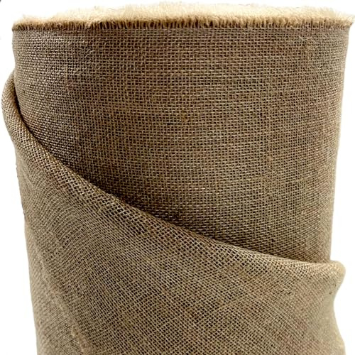 Roban Fashion Jute Stoff Jutestoff Meterware 100 cm Breit für Haus und Garten (100CMX1M)