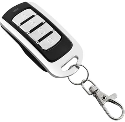 Remote Control Duplicator - 433MHz Garage Remote, Gate Key Fob, Auto Door Opener | Long-Range Wireless Controller with Secure Code for Rolling Gates, Smart Home, Electric Vehicles, Access