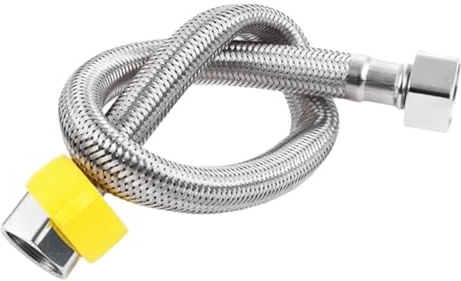 Duschschlauch Geflochtener Schlauch 30/50,0 cm 1/2 Zoll Sanitär Flexible Wasserhahn Wasserleitung for Küche Badezimmer Sanitär(100.0cm)