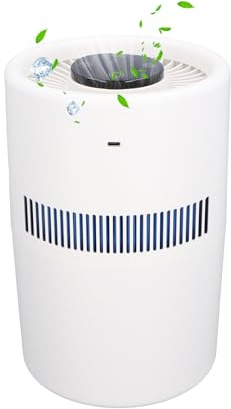 YUEHISY 2 in 1 Air Purifier and Humidifier, 4L Large Water Tank & 5W Quiet Desktop Humidifier Purifier Combo for Office, Bedroom and Nursery