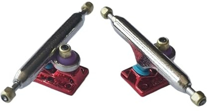 Fingerboard Trucks Professional Regular Mini Skateboard 34 mm Finger Skate Board Achsen (rot)