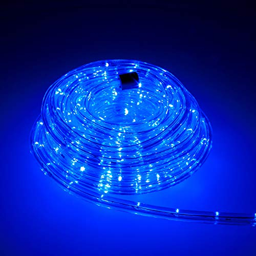 Trade-Shop LED-Beleuchtung Licht-Schlauch Lichterkette 36 LED/Meter für Balkon Terasse Garten Party Weihnachten Deko (5M/10M/20M/30M/40M/50M/60M/80M/100M)