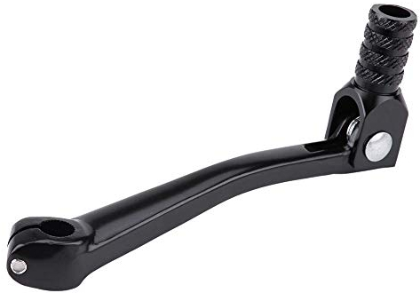 Qiilu Aluminium Alloy Folding Gear Lever CNC Dirt Bike ATV Gear Shift Lever for 4 Stroke Dirt Bike Pit Bike Motorcycle(Black)