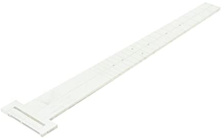 Harilla 23/26 Acryl Gitarren Griffbrett Brückenschablone für Die DIY Gitarrenherstellung, Transparente 26 Zoll
