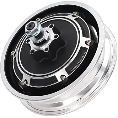 Dioche Elektroroller Nabenmotor, 48V 1000W Nabenmotor für Elektroroller, bürstenlos, für 10 Zoll Reifen mit Scheibenbremse