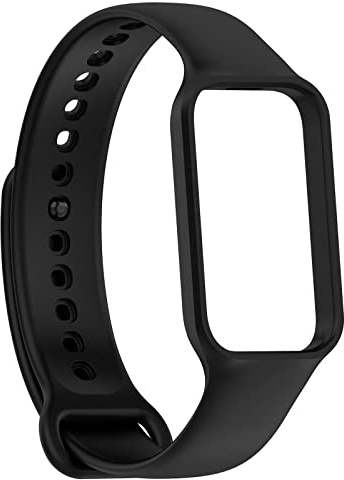 INF Silicone Replacement Strap Compatible with Xiaomi Smart Band 8 Active/Redmi Band 2, Soft Comfortable Watch Band, Adjustable Sports Bracelet, Soft Silicone Strap for Men Women Daily/Workout/Running