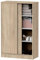 briebe Armadio camera da letto, multiuso, bagno, mobile sotto ausiliario cucina, scarpiera, 2 ante scorrevoli 120 x 74 x 33 cm (altezza x larghezza x profondità), grande capacità, Nova (Rovere
