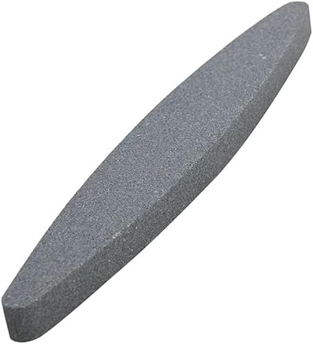 FNKISH 9 inch Durable Sharpening Stones Wear-Resistant Fusiform Shaped Sharpener Fine Medium Grit Whetstone for Scissors, Knives, Axes, Chisel Tools, and Blades