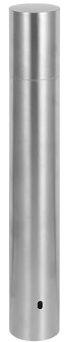 COMPUKAS Stainless Steel Document Tube 35cm Length X 5cm Diameter Birth Certificate Holder Fireproof Roll File Storage Container for Office and Home