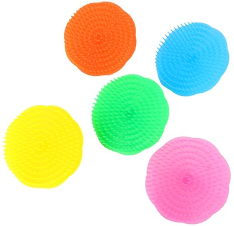 BIUDECO Set 20 Pezzi Spazzola per Massaggio del Capelluto in Plastica, Spazzola per Shampoo Chioma, Stimola la Crescita e Rilassa Durante Lavaggio Colore Casuale