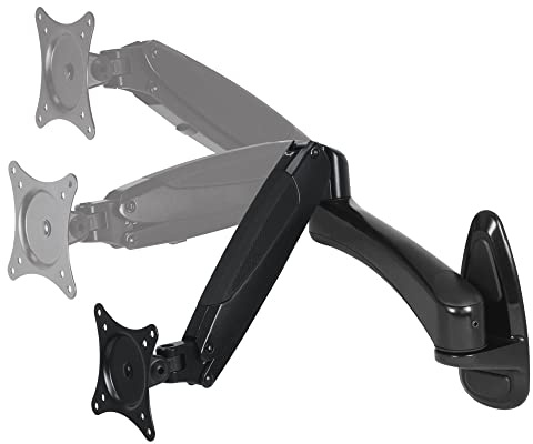 ARCTIC W1-3D - Monitor Halterung, Gaslifttechnik, Befestigung an der Wand | Monitorarm für bis zu 43″/49″ Ultrawide Monitore und Fernseher, bis 8 kg (17.6 Ibs)