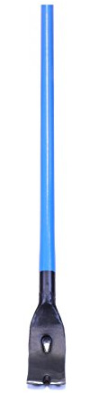 Hebe-/Brechstange 1400 mm blau – C45 Rundstahl, gehärtet, mit Nagelzieher/Nagelheber – Profi Hebe- und Brechwerkzeug für Handwerk, Bau & Renovierung