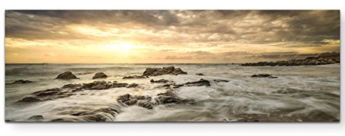 Leinwandbilder | Bilder Leinwand 150x50cm das Meer bei Sonnenuntergang