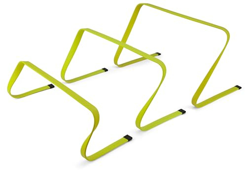 HAEST - Koordinationshürden 6er Set, 30 cm höhe, Flexible Trainingshürden für Agility, Sprint-, Sprung- & Koordinationstraining, Hürden für Fußball, Leichtathletik & Fitness