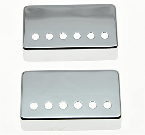 Dopro Humbucker-Gitarren-Tonabnehmer für Les Paul (Chrom, 50 mm) 2 Stück