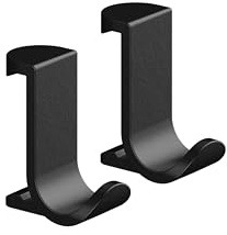 hansgrohe WallStoris - Handtuchhaken, Handtuchhalter ohne bohren, breit, 2 Stück, Badezimmer Zubehör, Bad Accessoires, Mattschwarz, 27914670