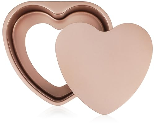 TOVINANNA Herzkuchenform Herzform Kuchenform Abnehmbarer Boden Backformen in Herzform Kuchenformen Zum Backen