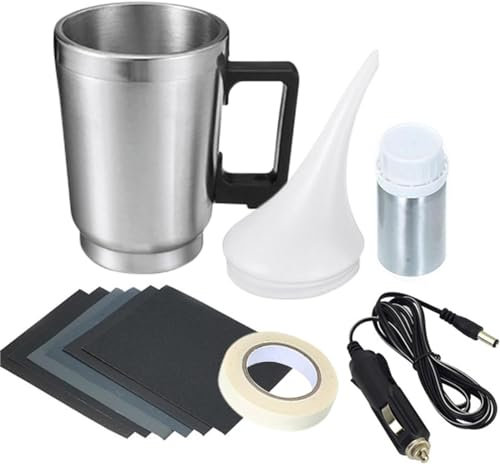 XNSHUN Scheinwerfer Aufbereitung Set, Universal Auto Scheinwerfer Bedampfen Polierset Set, Scheinwerfer Politur Reparaturwerkzeug, Zerstäubungsbecher Scheinwerfer Bedampfen Set Für Vergilbung Kratzer