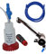 LuxPlus 12 Volt + Wasserhahn London + Filter + Schlauch + 12 Voltadapter + Rückschlagventil Wohnmobil- Wasserset Wohnwagen Wohnmobil Garten Boot Campingküche