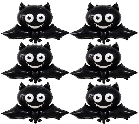 Halloween Deko Fledermaus Luftballon HalloweenFolienballon Fledermaus 89x62cm Halloween Dekoration Hallo ween Kostum Happy halloweenGrusel Party Horror Deko Hallo ween Party