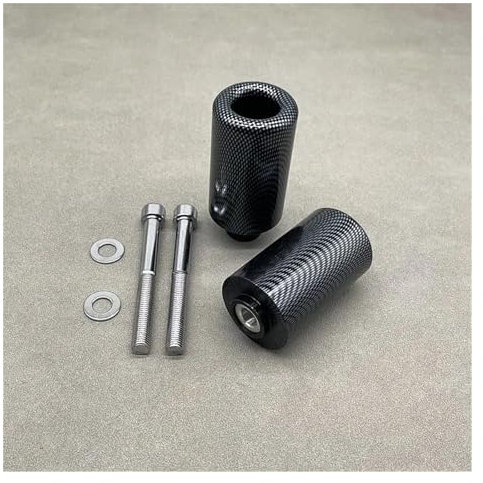 Sturzpads Motorrad Für Suzuki Für GSXR1000 Für GSXR Für GSX-R 1000 K7 2007 2008 Für GSX R Motorrad Schwarz Carbon No Cut Rahmen Sliders Crash Fallen Schutz Motorrad rahmen(Kohlenstoff)
