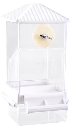 Parrot Feeder Automatic - Large Capacity Parrot Feeder, Bird Cage Feeder | Auto Parrot Food Dispenser, Feeder Cage Mount, Outdoor Automatic Feeder For Parrots