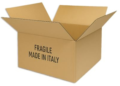 Scatole Cartone Doppia Onda 50x35x45 cm (10 Pezzi) | Super Resistenti per Trasloco, Spedizione e Stoccaggio | Qualità Italiana