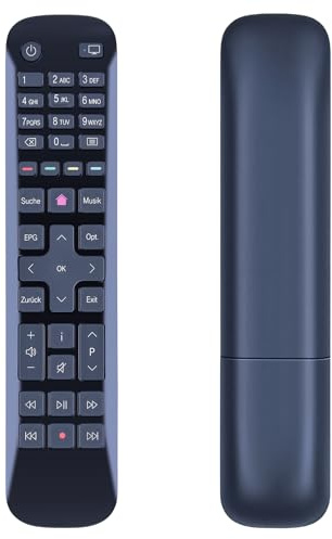 GOUYESHO Ersatz Fernbedienung für Telekom Media Receiver MR 400/200, für T-Home Fernbedienung MR 401/201 (Schwarz)