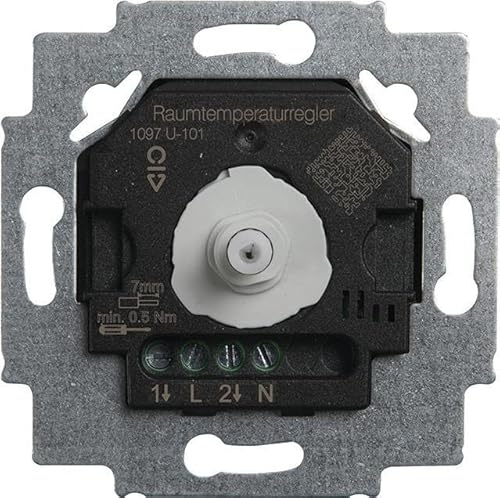 BUSCH-JAEGER 1097 U-101 Raumtemperaturregler Einsatz Elektronischer Schalter mit Wechselkontakt Unterputzmontage