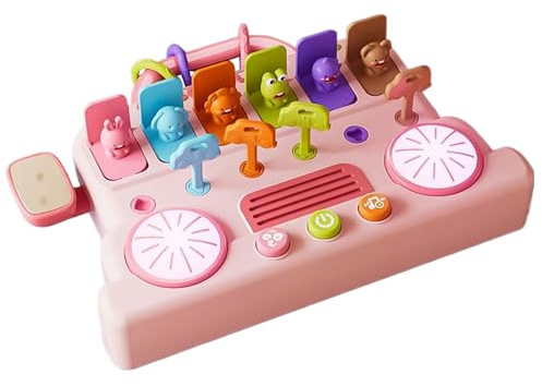 Musikspielzeug - Pädagogisches Lernspielzeug Mit Klavier & Trommel | Bus-Design Musikinstrumente Spielzeug - Für Mädchen Kindergarten Weihnachten Geburtstag Geschenk