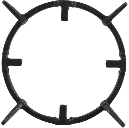 MUSISALY Rejilla Práctica para Fogón de Gas Soporte Antideslizante para Sartenes y Wok, Accesorio para Cocina Doméstica y Hotel en Color Negro