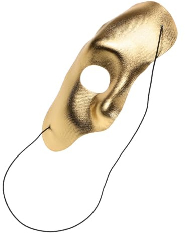 Artibetter Accessoire Unique en Tissu Non Tissé Léger et Confortable Masque Vénitien Demi-visage pour Hommes et Femmes pour Événements de Bal Masqué et Fêtes Costumées
