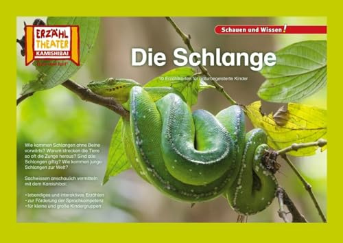 Kamishibai: Die Schlange: 10 Fotobildkarten für das Erzähltheater