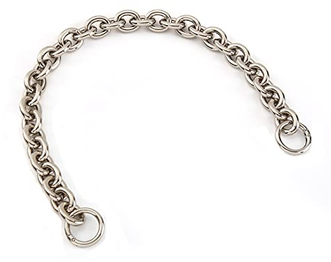 Xiazw Modische Schwere Aluminium O Form Metall Geldbörsen Tasche Griff Riemen Kette Schultergurt, Handtaschen Umhängetasche Dekoration Kette, Tasche Zubehör Charms