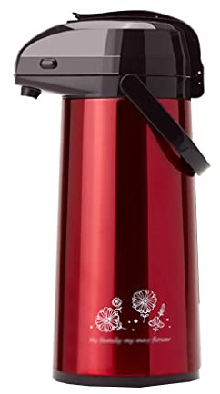 77/88 Oz Fontaine Isotherme à Double Paroi Airpot,carafe à Café En Acier Inoxydable,pichet à Pompe Thermique Qui Maintient Les Liquides Chauds Pendant 48 Heures/Froids Pendant 24 Heures
