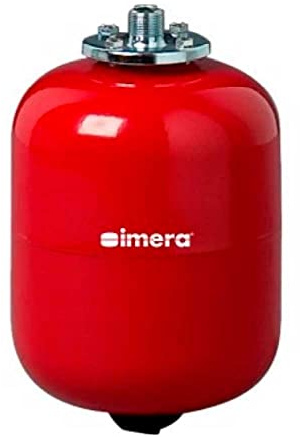 Imera - Vaso de Expansión Para Calefacción - 8 Bar Membrana EPDM Intercambiable - Certificado y Testado (Sin soporte, 12L)