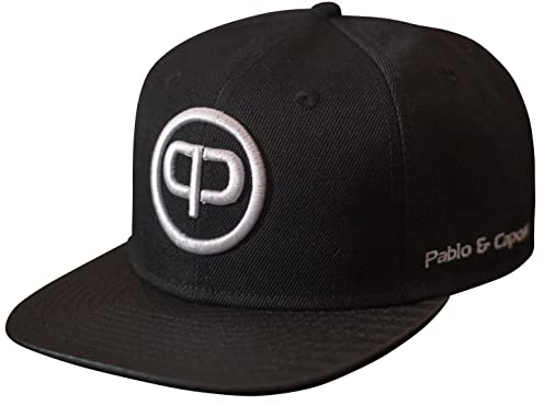 Pablo & Capone Snapback Cap - Black & White 2.0 | Schwarze Snapback Cap Herren