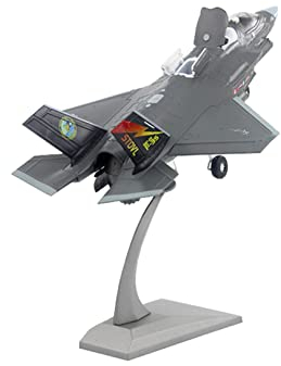 Militärmodellbausätze, Druckgussmodell eines Militärkämpfers aus Legierung, USAF F35 Lightning II-Bombermodell im Maßstab 1:72, Spielzeug und Dekorationen für Erwachsene, 8,6 x 5,9