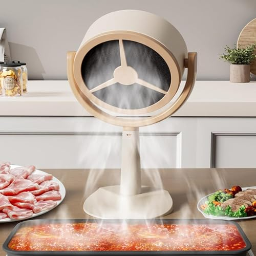 UE-MAOLU Portable Kitchen Exhaust Fan, Indoor BBQ Hood, Mini Portable Range Hood Cooking 3000 Mah Lightweight Range Hood, Convenient Hood Vents Indoor Bbq, Hot Pot