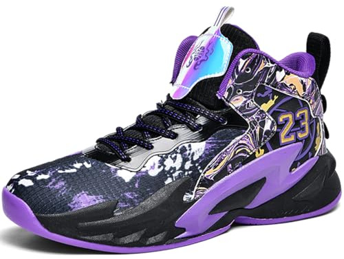 WOWEI Chaussures de Basketball Homme - Baskets de Sport Mode Antidérapantes et Légères - Sneaker (SCE-K11, 42EU)
