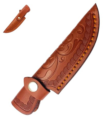 YHZNAGEM Leder Messerscheide Hochwertige Leder-Messerscheide für die Jagd und Cuttermesser, Tasche-Holster