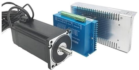 UYCUODLUY Nema 34 12Nm Closed Loop Stepper Electronic Starter Driver & 400W 60V DC Power Supply Hybrid Encoder Easy Step Servo Kits DC DSP 86MM Electronic Starter